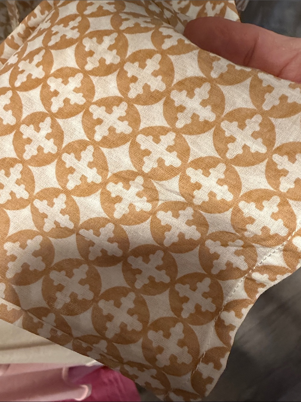 Charleston Cream and Pink Patterned Tunic - Picture 3 of 3